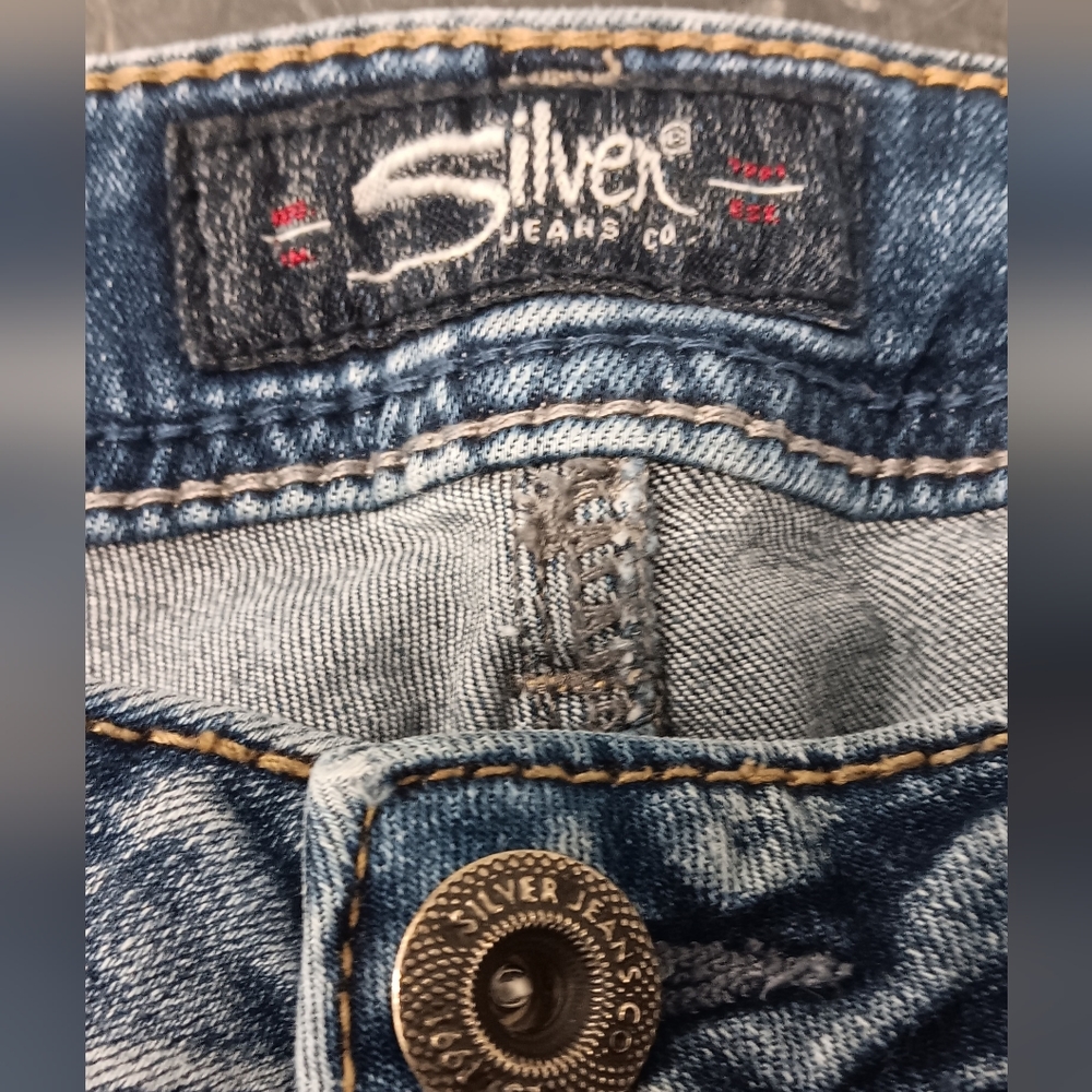 Silver jeans